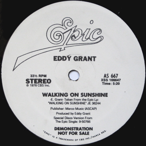 Walking On Sunshine / Electric Avenue